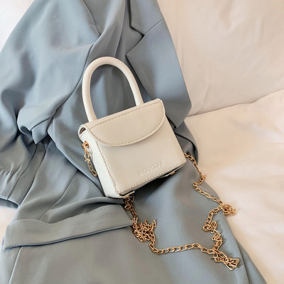 Női kisméretű ökobőr táska rövid és hosszú füllel