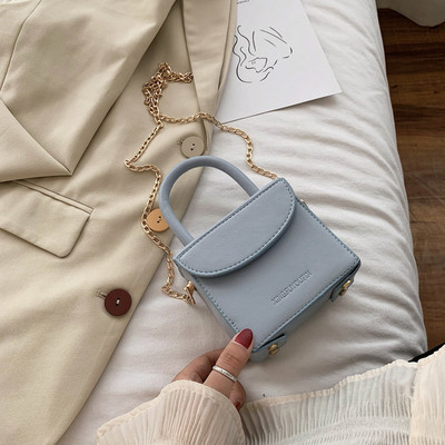 Női kisméretű ökobőr táska rövid és hosszú füllel