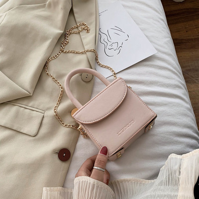 Női kisméretű ökobőr táska rövid és hosszú füllel