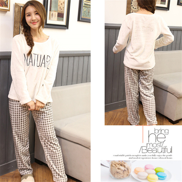 Tavaszi-őszi pizsama hosszú ujjal és hosszú nadrággal