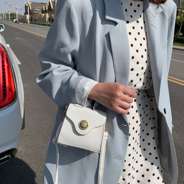 Új modell női táska rövid és hosszú füllel, öko bőrből