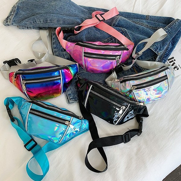 Új modell női váll- és deréktáska - cipzáros