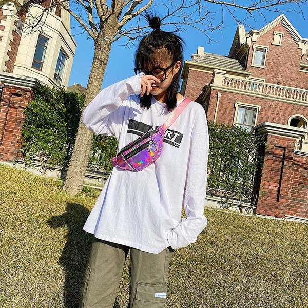 Új modell női váll- és deréktáska - cipzáros