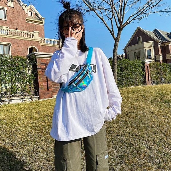 Új modell női váll- és deréktáska - cipzáros