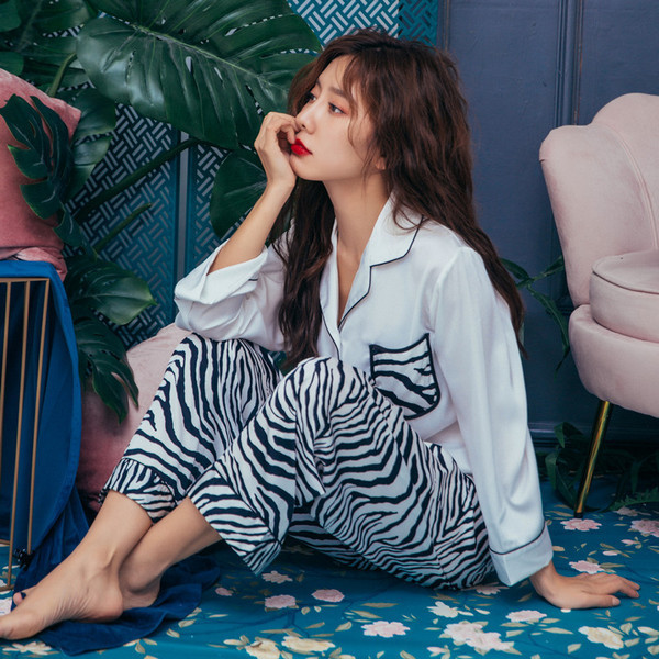 Tavaszi-őszi pizsama hosszú ujjal és hosszú nadrággal állatmintás