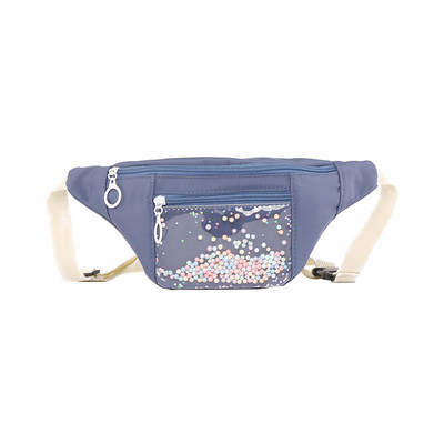 Modern női deréktáska cipzárral