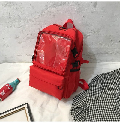 Hétköznapi női hátizsák szilikon résszel, utazásra is alkalmas