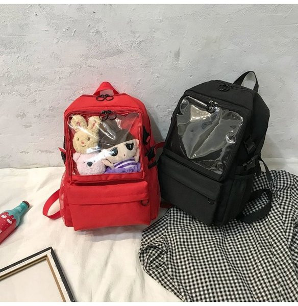 Hétköznapi női hátizsák szilikon résszel, utazásra is alkalmas