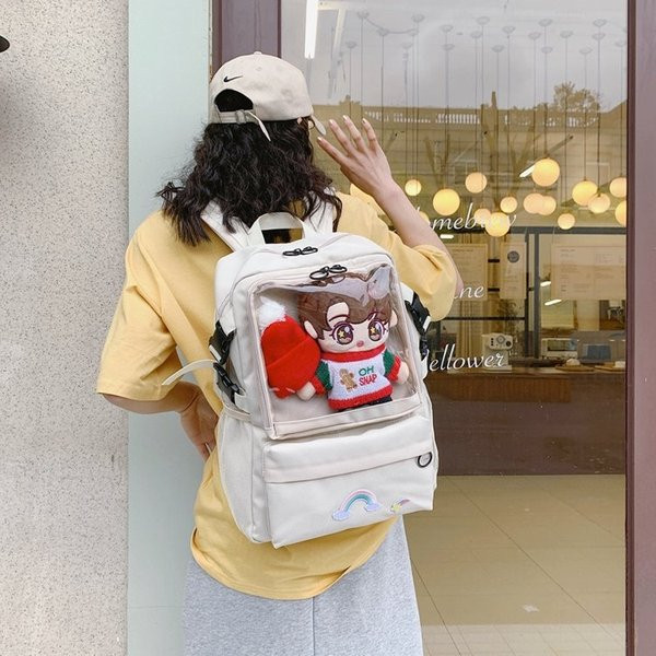 Hétköznapi női hátizsák szilikon résszel, utazásra is alkalmas