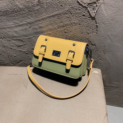 Sieviešu soma ar garu rokturi un metāla aizdari dažādās krāsās