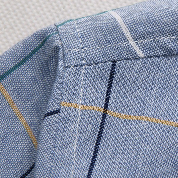 Pavasarim un vasarai piemērots ikdienas vīriešu krekls ar īsām piedurknēm