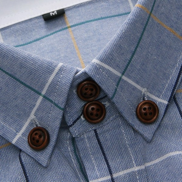 Pavasarim un vasarai piemērots ikdienas vīriešu krekls ar īsām piedurknēm