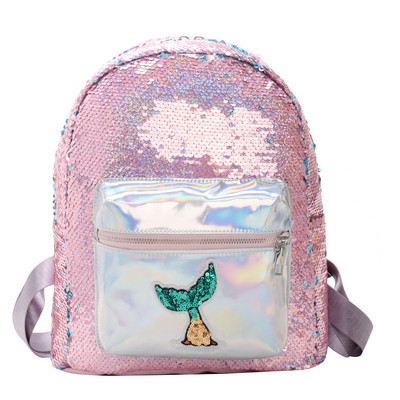 Ikdienas bērnu mugursoma ar fliteriem meitenēm