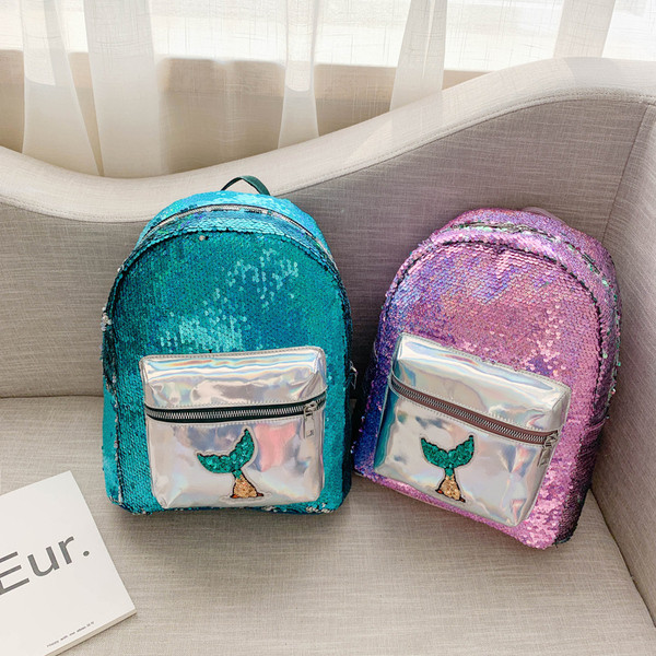 Ikdienas bērnu mugursoma ar fliteriem meitenēm