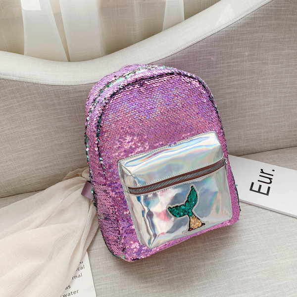 Ikdienas bērnu mugursoma ar fliteriem meitenēm