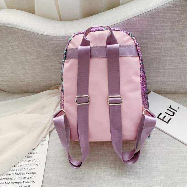 Ikdienas bērnu mugursoma ar fliteriem meitenēm