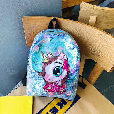 Värviline litritega laste seljakott tüdrukutele