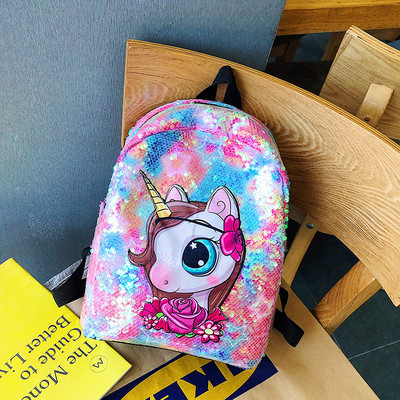 Värviline litritega laste seljakott tüdrukutele