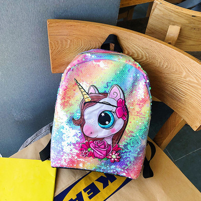 Värviline litritega laste seljakott tüdrukutele
