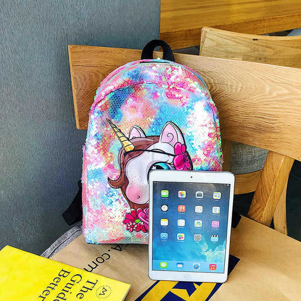 Värviline litritega laste seljakott tüdrukutele