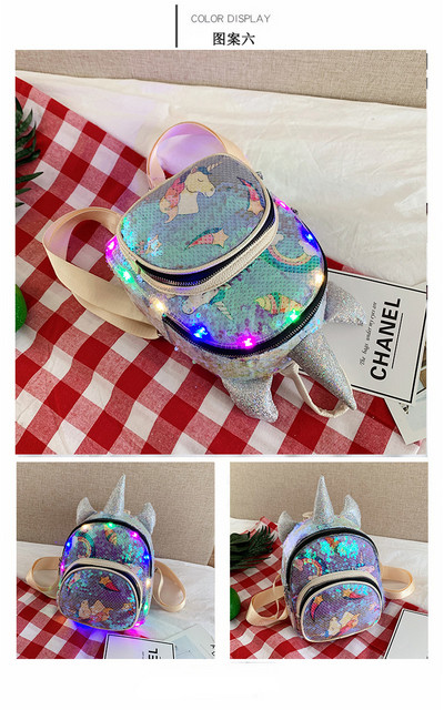 Jauna modeļa bērnu mugursoma meitenēm ar 3D elementu un fliteriem