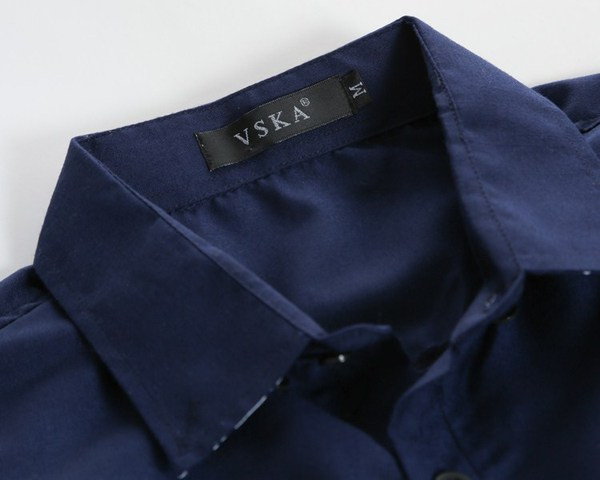 JAUNA modeļa vīriešu krekls ar klasisku apkakli un garām piedurknēm