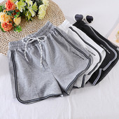 Sport és alkalmi női nadrág gumival és fűzővel