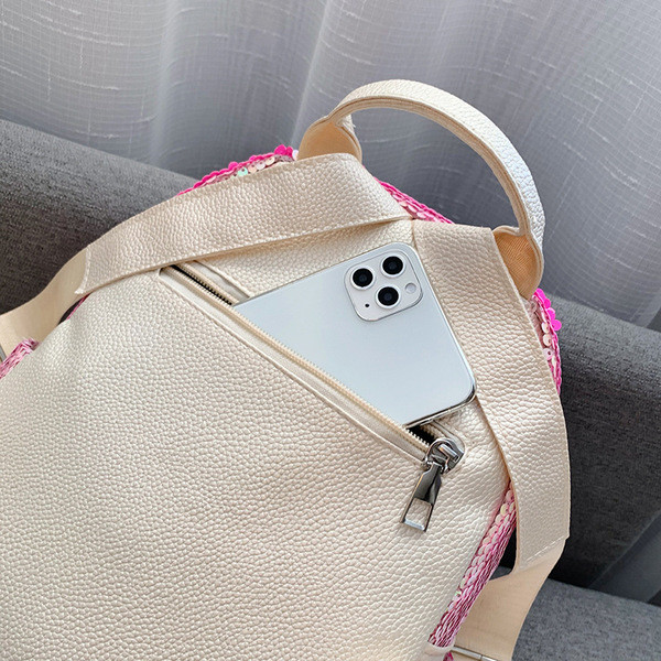 Jauna modeļa bērnu mugursoma ar fliteriem - meitenēm