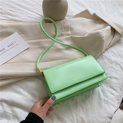 Γυναικεία τσάντα με μακριά δερμάτινη λαβή σε διάφορα χρώματα