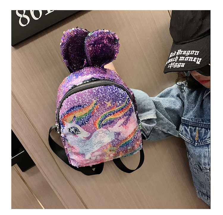 Jauna modeļa bērnu mugursoma ar 3D elementiem un fliteriem meitenēm