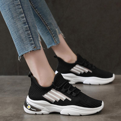 JAUNS sieviešu ikdienas elpojošu kedu modelis ar šņorēm