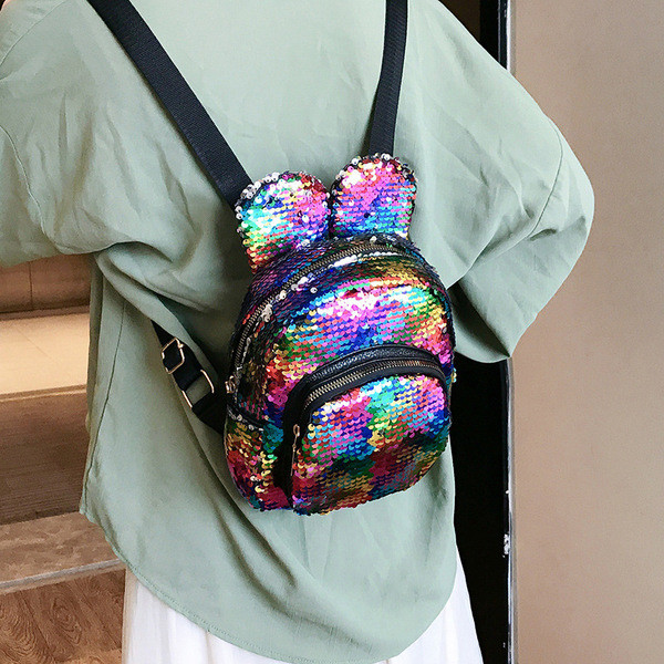 Uue mudeli väike litrite ja 3D elementidega lastekott