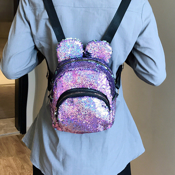 Uue mudeli väike litrite ja 3D elementidega lastekott