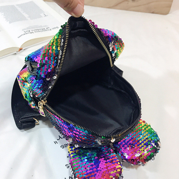 Uue mudeli väike litrite ja 3D elementidega lastekott