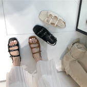 Jauns sieviešu sandaļu modelis no eko ādas