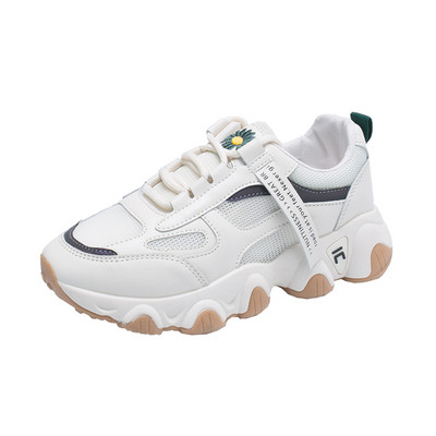 Ikdienas sieviešu kedas ar mežģīnēm un biezu zoli