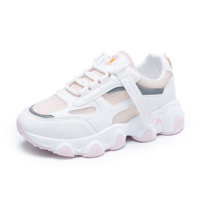 Ikdienas sieviešu kedas ar mežģīnēm un biezu zoli