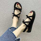 Ikdienas sieviešu sandales no eko zamšādas bordo un melnā krāsā