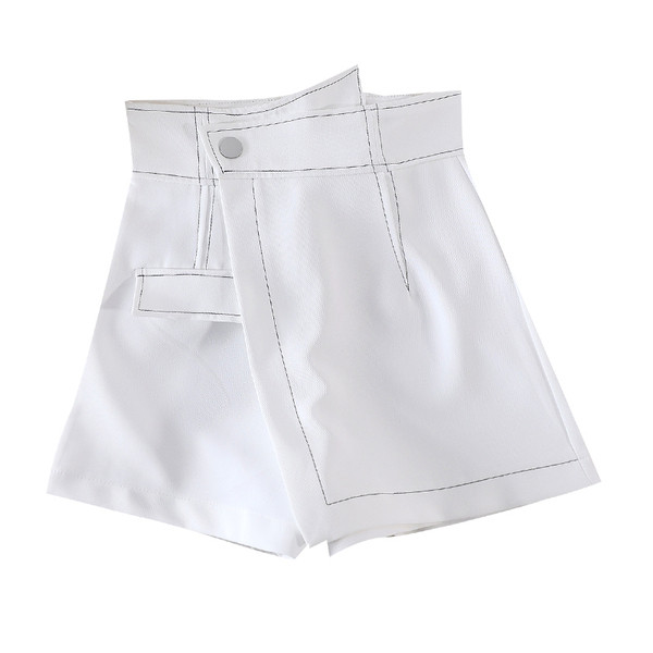 Kõrge vöökohaga vabaaja naiste lühikesed püksid – seelikutüüp
