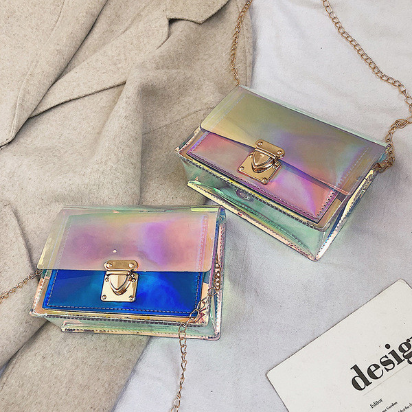 Új modell kis kézitáska fém lánccal