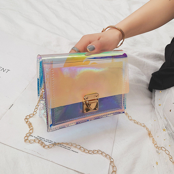 Új modell kis kézitáska fém lánccal