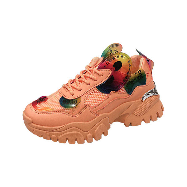 Női alkalmi tornacipő színes mintával