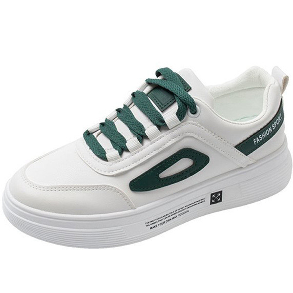 Sporta un ikdienas sieviešu kedas ar mežģīnēm un biezu zoli