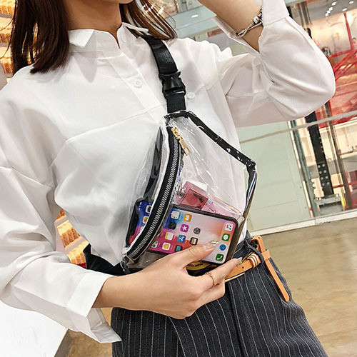 Sieviešu silikona sporta soma viduklim