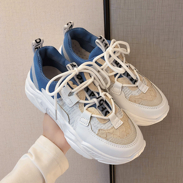 Ikdienas sieviešu kedas ar mežģīnēm un plakanu zoli trīs krāsās