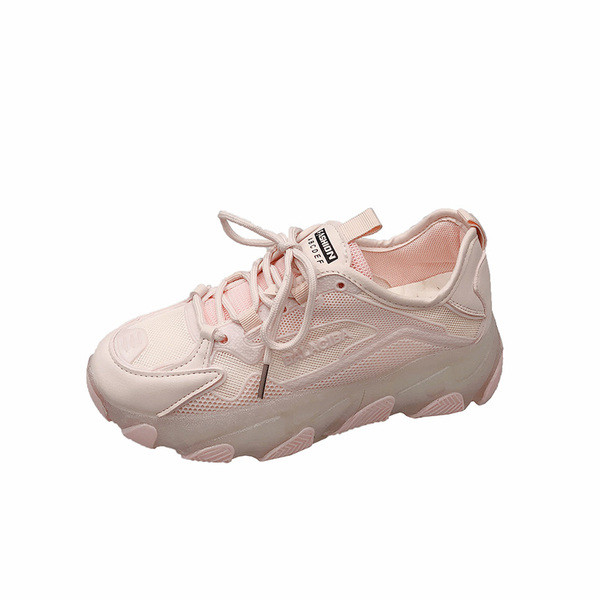 Tavaszi-őszi női tornacipő fűzős durva talppal