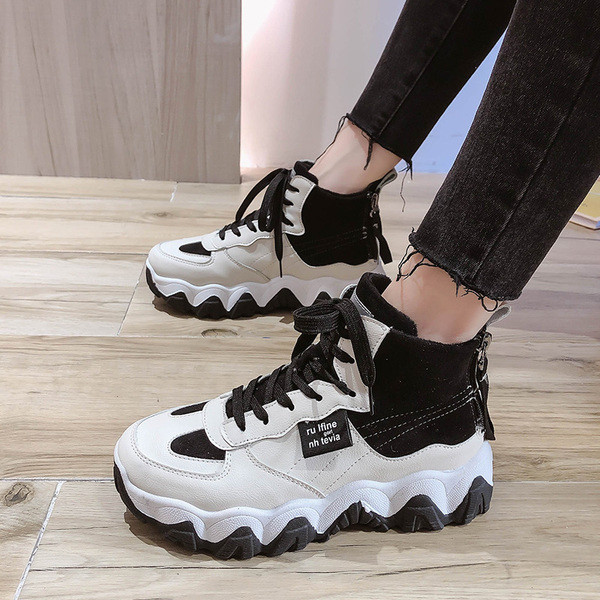 Ikdienas sieviešu augstās kedas ar mežģīnēm vairākās krāsās