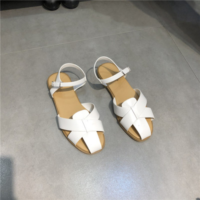 Lapos talpú női nyári szandál