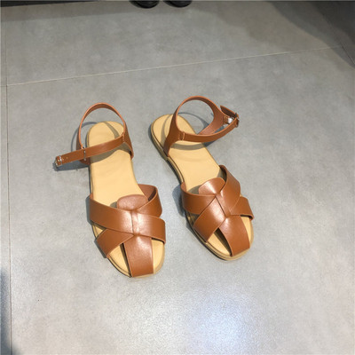 Lapos talpú női nyári szandál