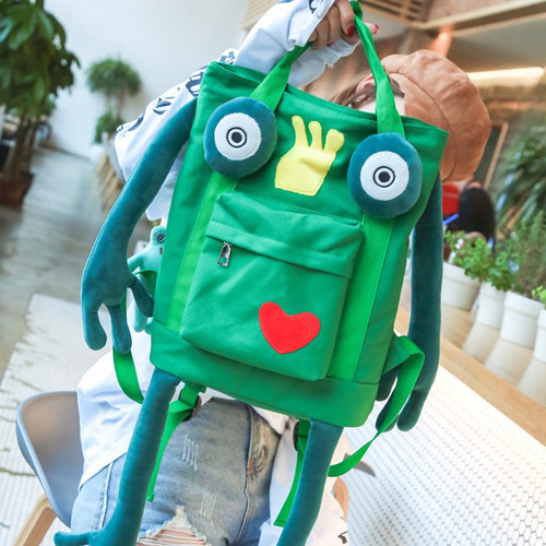 Új modell női táska 3D elemmel, zöld színben